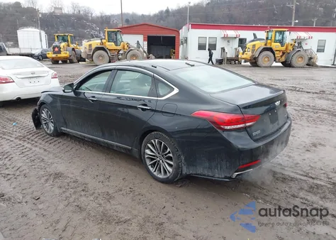 2016 Hyundai Genesis 3.8 z USA, uszkodzony, nr VIN KMHGN4JE6GU108459